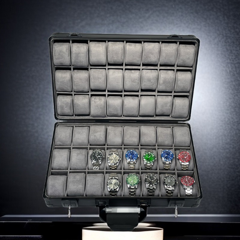 Aluminum Green Watch Box Mens  - Luxury Watch Holder For Men recensione e prezzo
