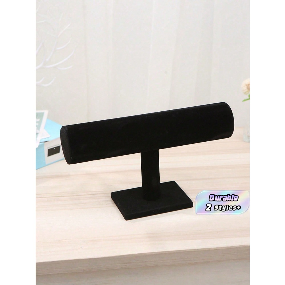 1pc Fashion Black Velvet T-Bar - Luxury Watch Organizer recensione e prezzo
