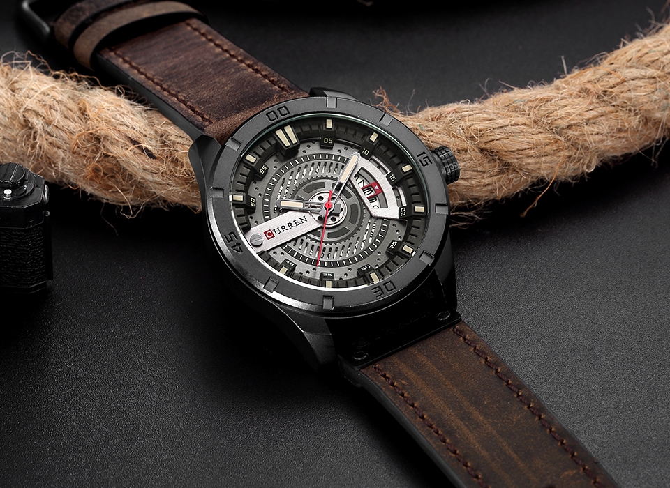 Luxury Watch Brand CURREN Men  - Luxury Watch Mockup recensione e prezzo