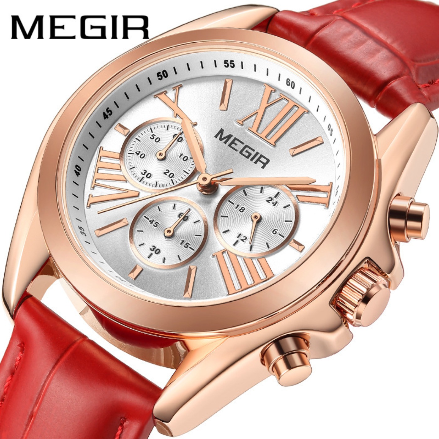 MEGIR New Luxury Leather Watch - Luxury Watch Brand For Women recensione e prezzo