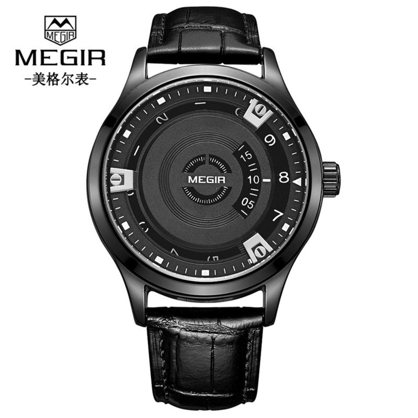 MEGIR Men Watches Luxury Leath - Luxury Watch Leather Strap recensione e prezzo