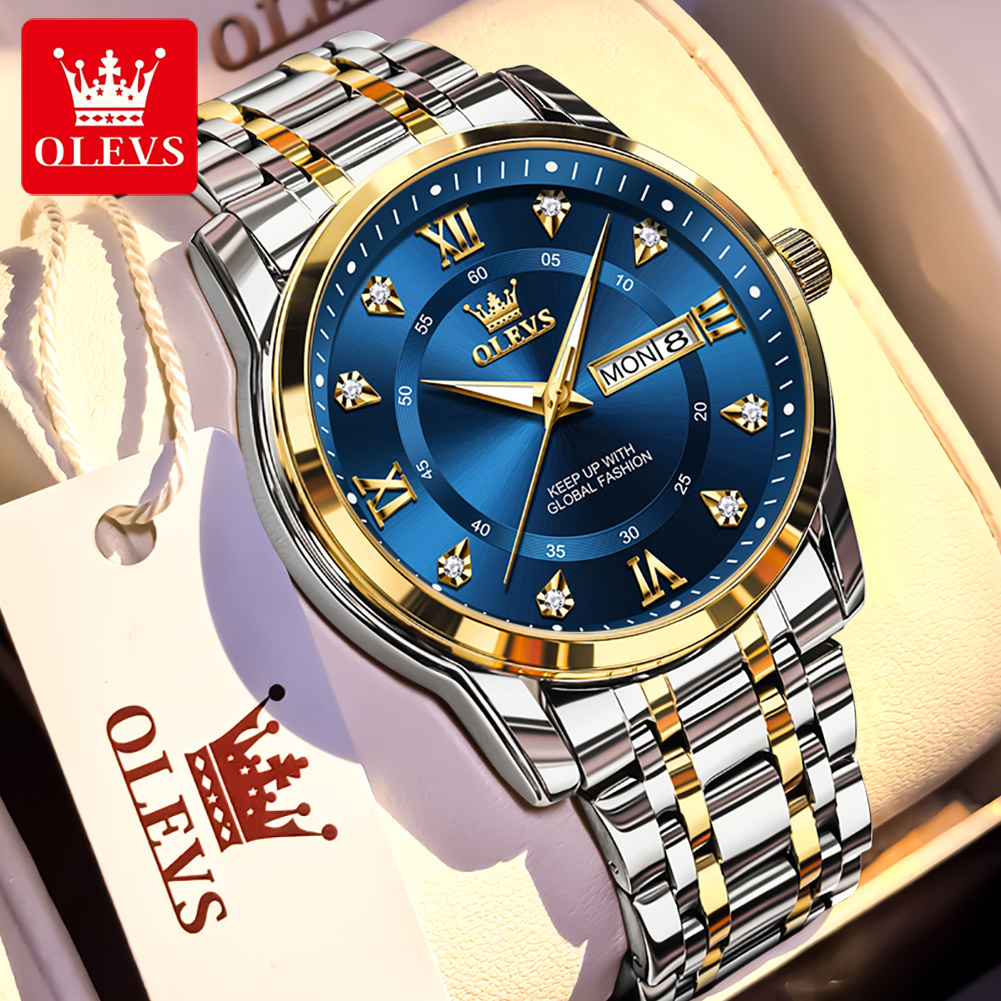 OLEVS Brand Fashion men's watc - Luxury Watch For Men recensione e prezzo