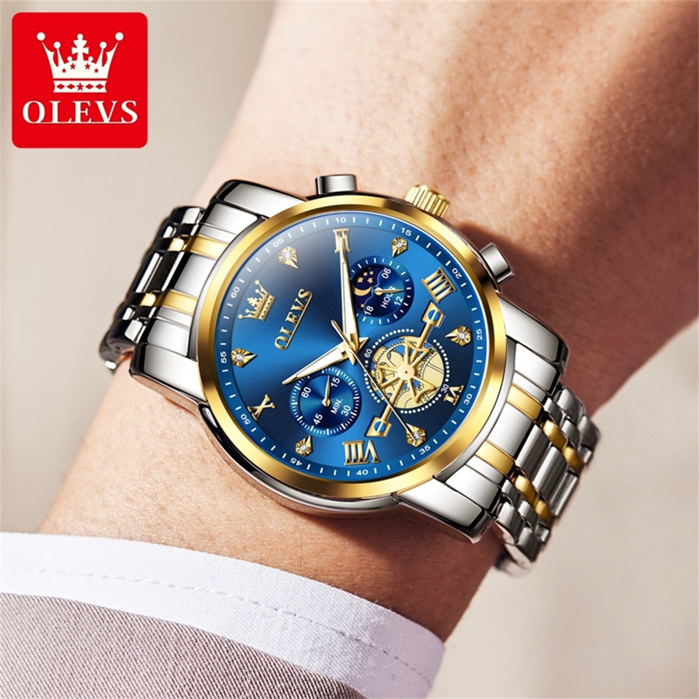 OLEVS 2856 Brand original auth - Luxury Watch For Men recensione e prezzo