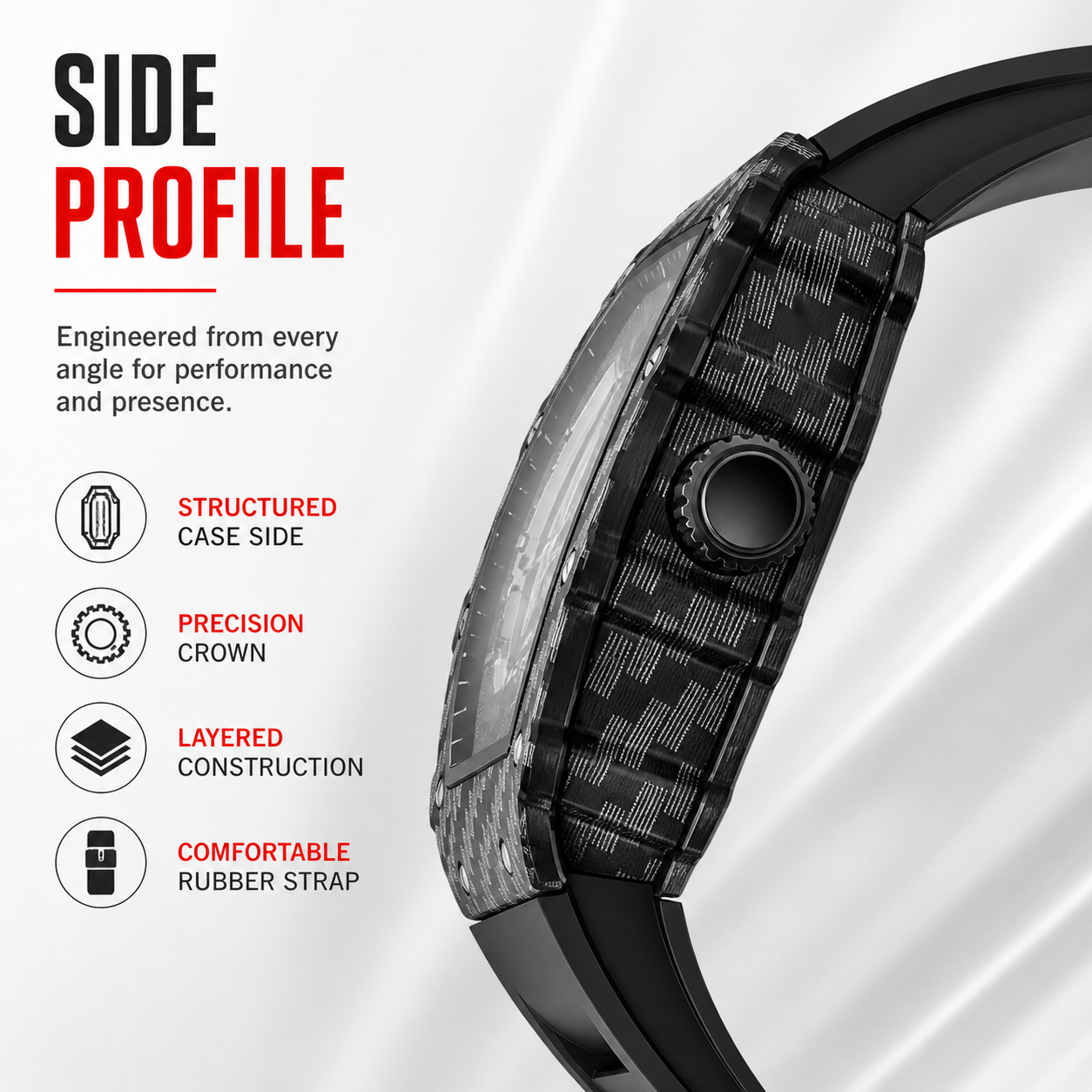 Men's Tonneau Automatic Mechan - Exhibition Caseback recensione e prezzo