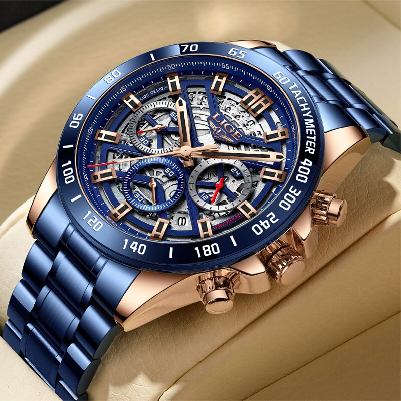 LIGE 2024 New Men Watch Top Br - Luxury Watch Name recensione e prezzo