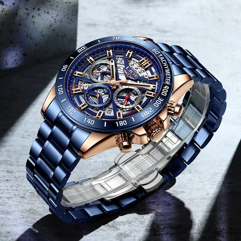 LIGE 2024 New Men Watch Top Br - Luxury Watch Name recensione e prezzo