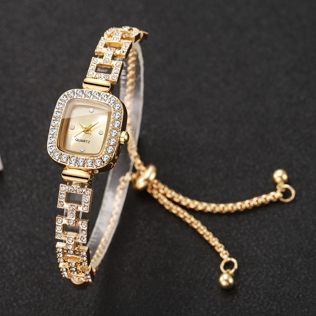 Luxury Rhinestone Bracelet Str - Luxury Watch Organizer recensione e prezzo