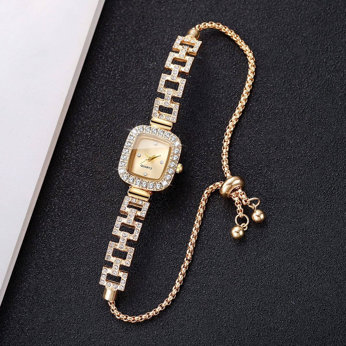 Luxury Rhinestone Bracelet Str - Luxury Watch Organizer recensione e prezzo