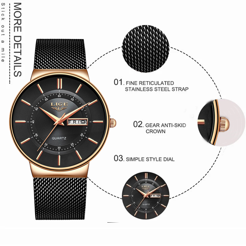 LIGE Women Watches Luxury Bran - Luxury Watch Brand For Women recensione e prezzo