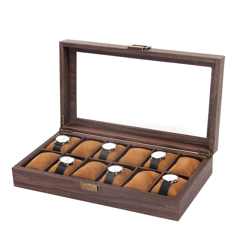 Luxury Wooden 2/3/6/10/12 Grid - Luxury Watch Holder For Men recensione e prezzo