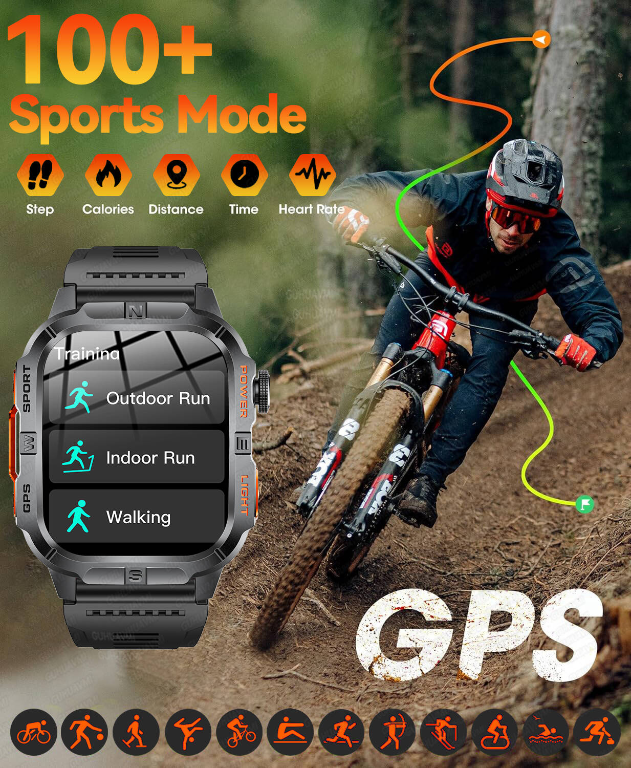 New Military T-Rex3 Ultra GPS  - Gmt Dual Timezone Watch recensione e prezzo