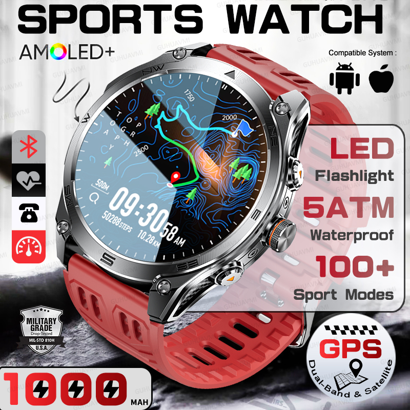 Tactical GPS Smart Watch Milit - Gmt Dual Timezone Watch recensione e prezzo