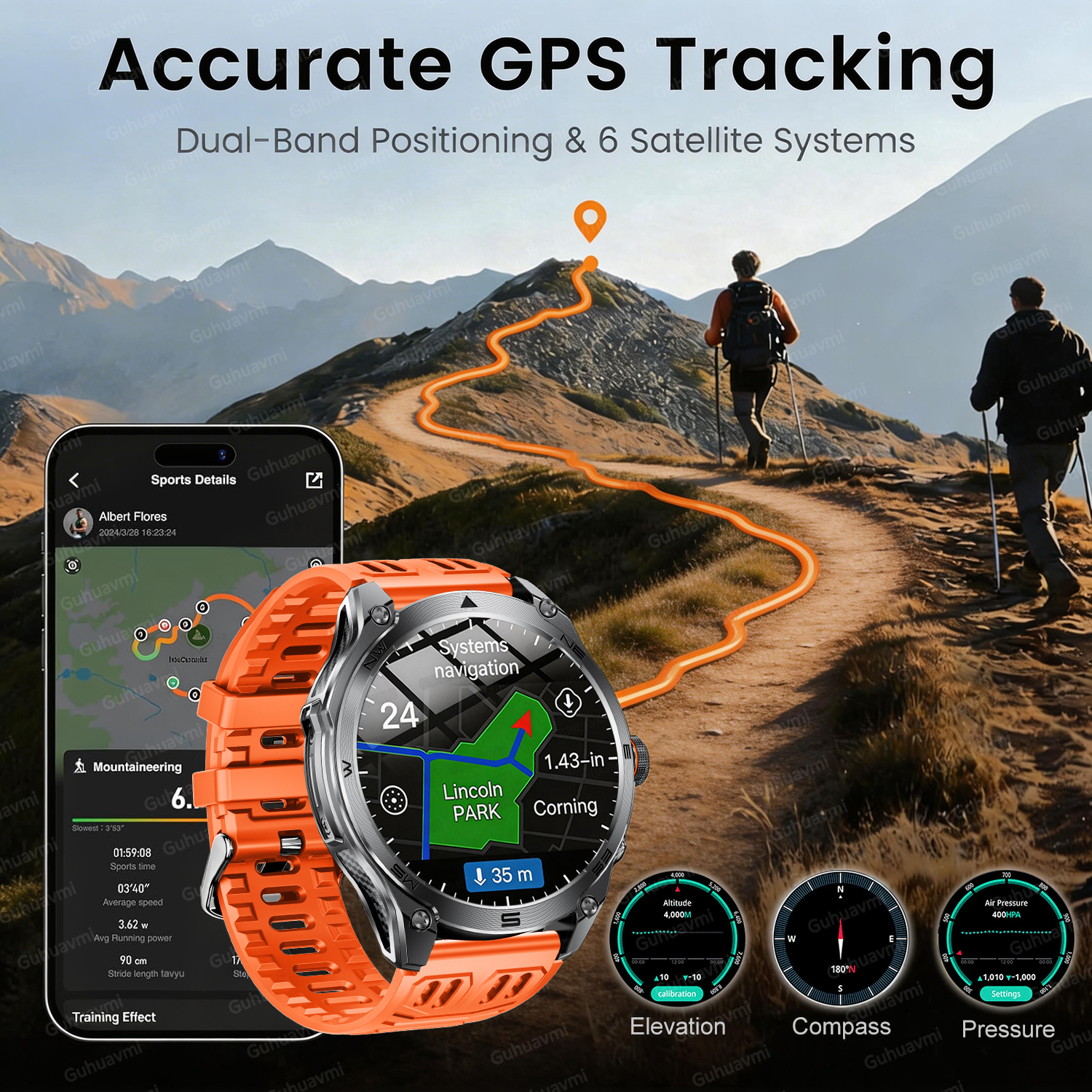 Tactical GPS Smart Watch Milit - Gmt Dual Timezone Watch recensione e prezzo