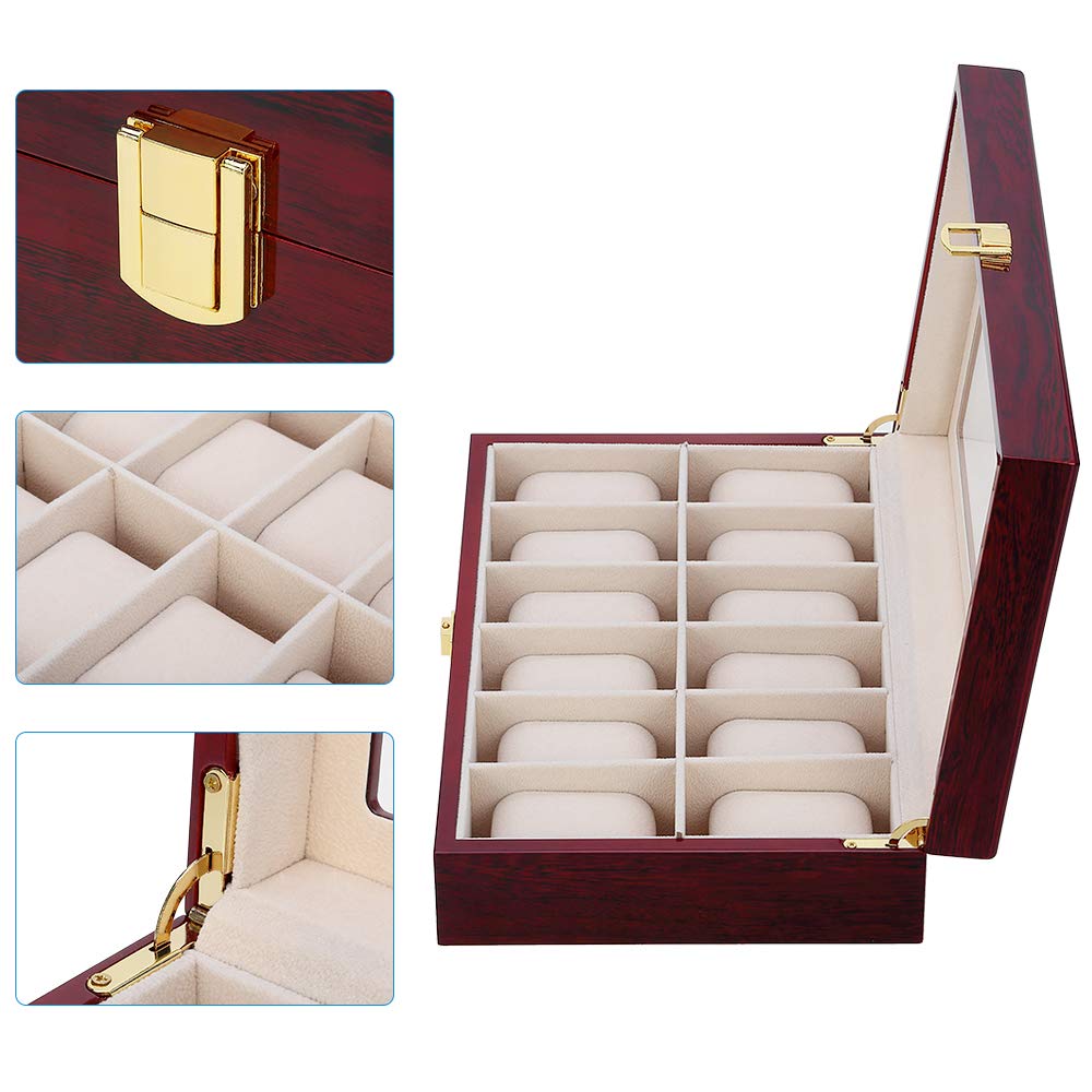 Luxury Wooden Watch Box 1/2/3/ - Luxury Watch Holder For Men recensione e prezzo