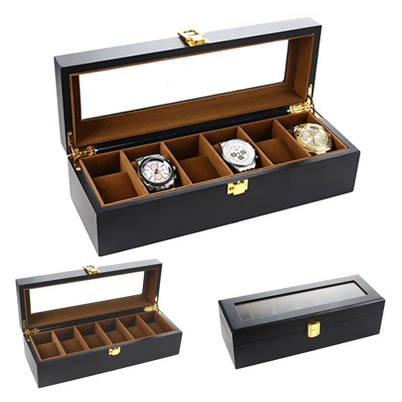 Wooden 6/10/12 Grids Luxury Wa - Luxury Watch Holder For Men recensione e prezzo