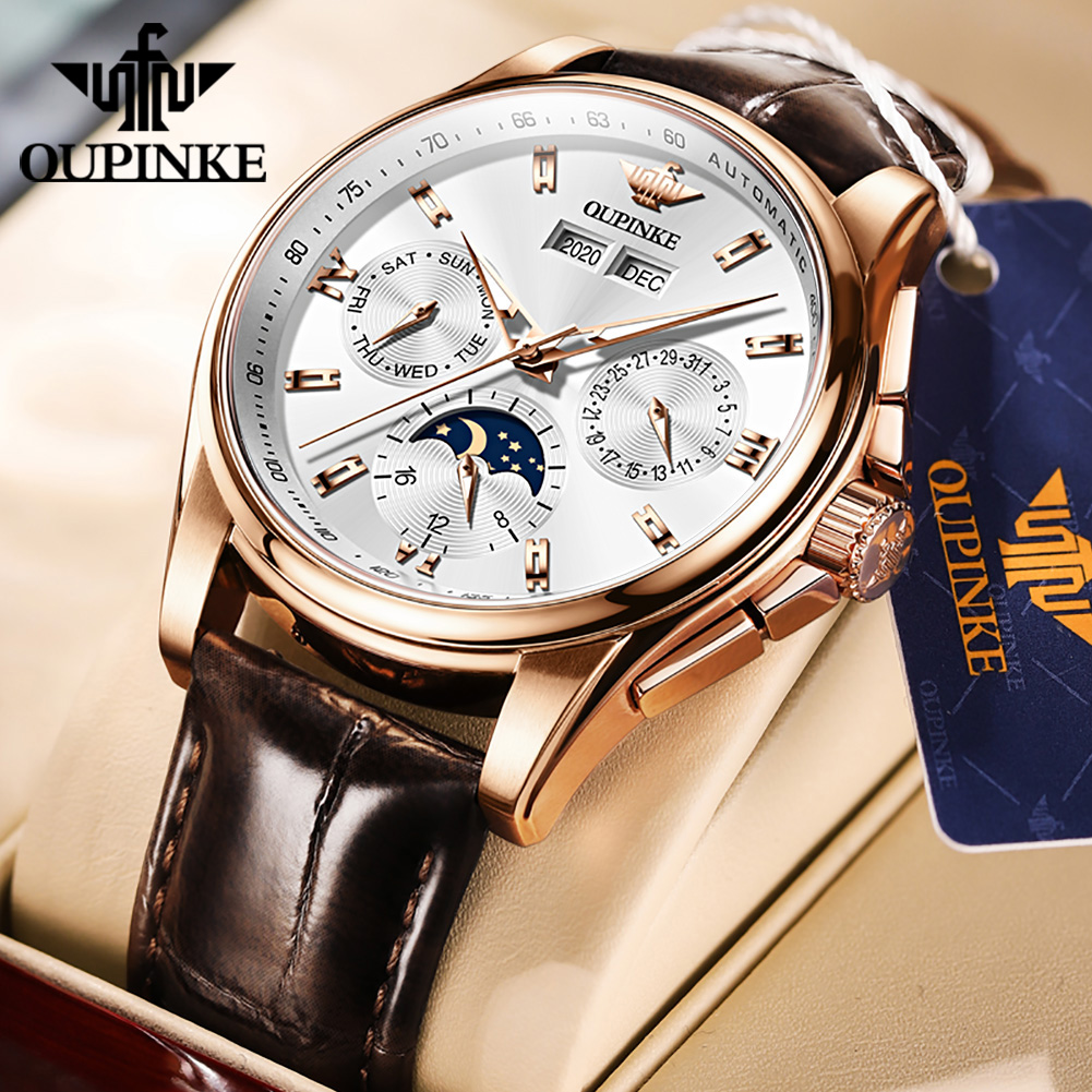 OUPINKE Men's Watches Casual T - Sapphire Crystal Display recensione e prezzo