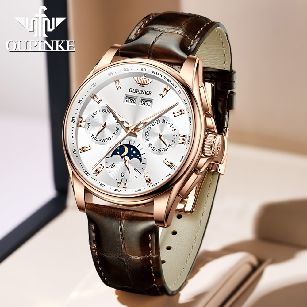 OUPINKE Men's Watches Casual T - Sapphire Crystal Display recensione e prezzo
