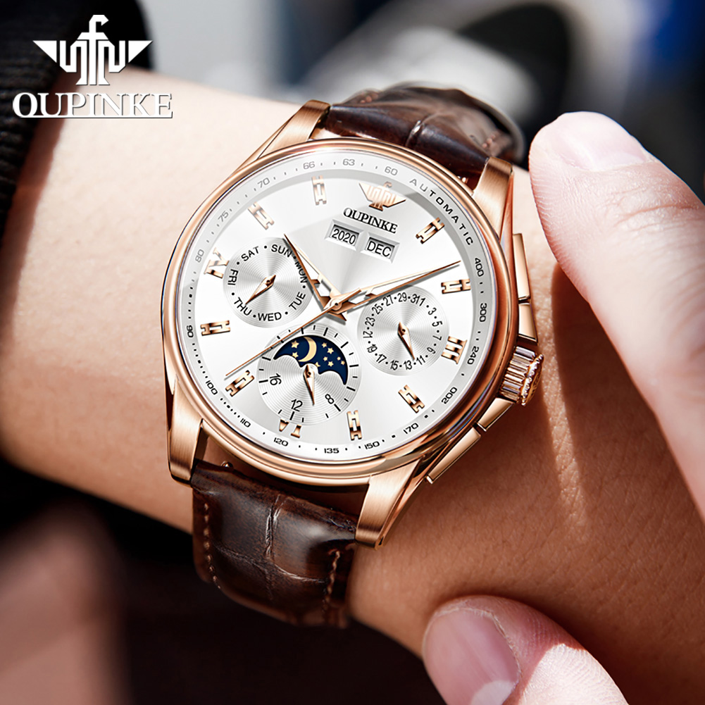 OUPINKE Men's Watches Casual T - Sapphire Crystal Display recensione e prezzo