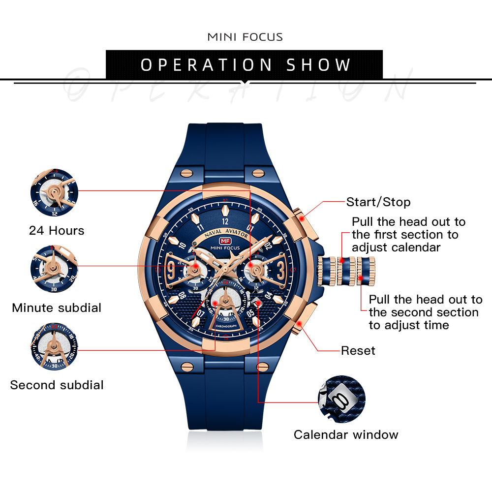 MINI FOCUS Mens Watches Brand  - Luxury Watch Mockup recensione e prezzo
