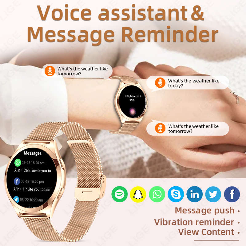 LIGE Luxury Smart Watch For Wo - Luxury Watch German recensione e prezzo