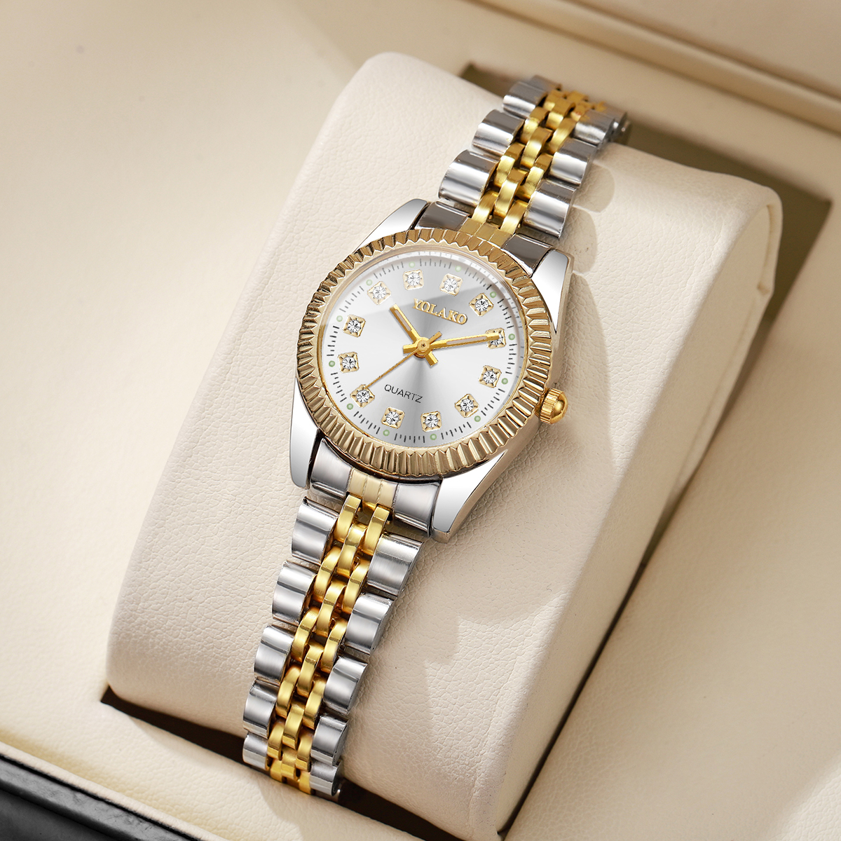 Fashion Rhinestone Women Quart - Luxury Watch Organizer recensione e prezzo