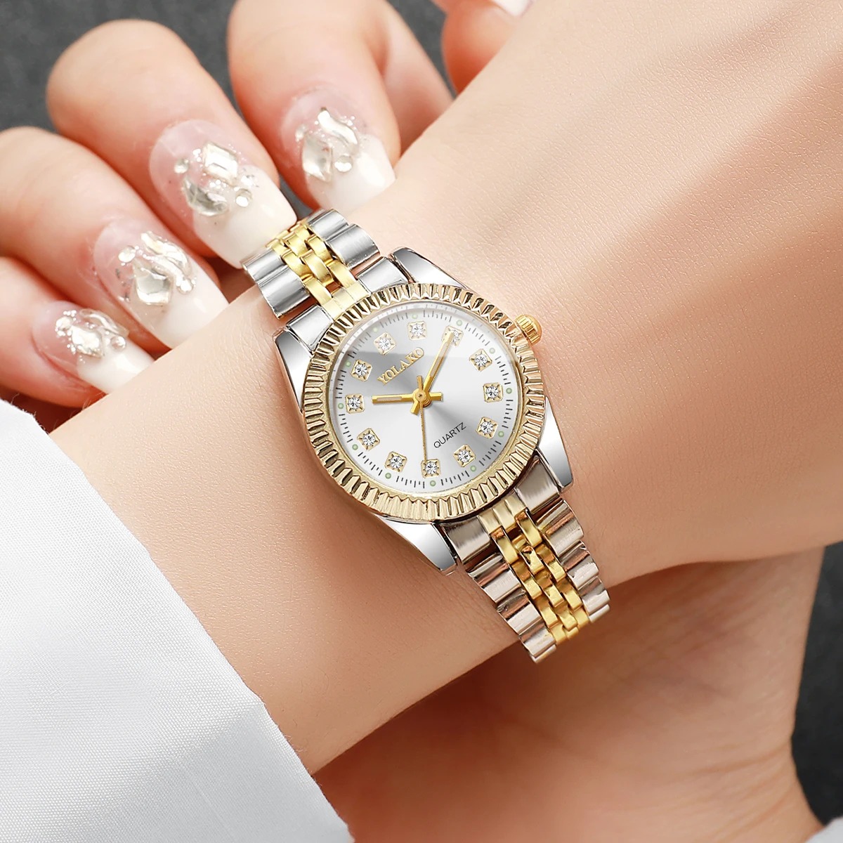 Fashion Rhinestone Women Quart - Luxury Watch Organizer recensione e prezzo