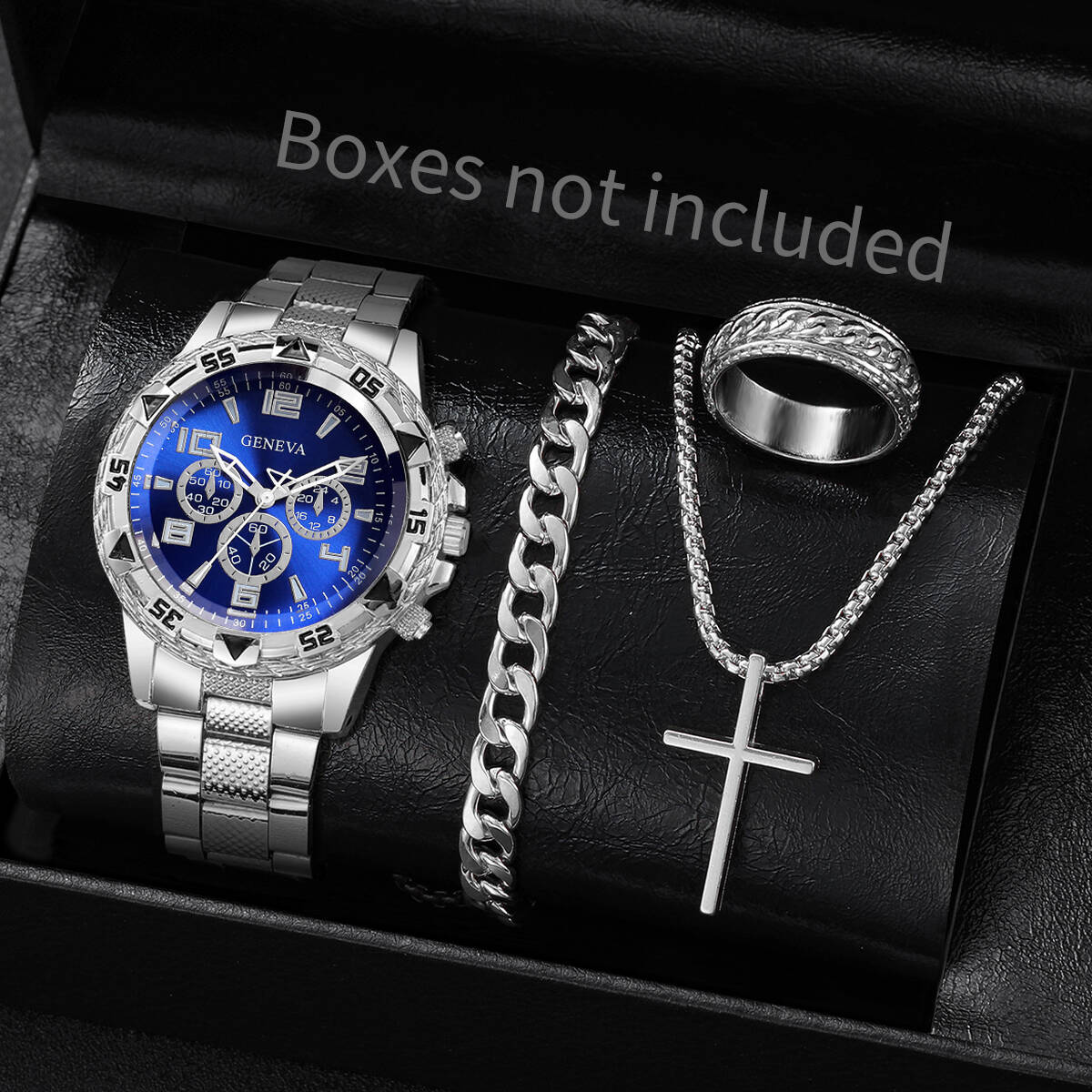 4PCS/Set Fashion Men Business  - Luxury Watch Organizer recensione e prezzo