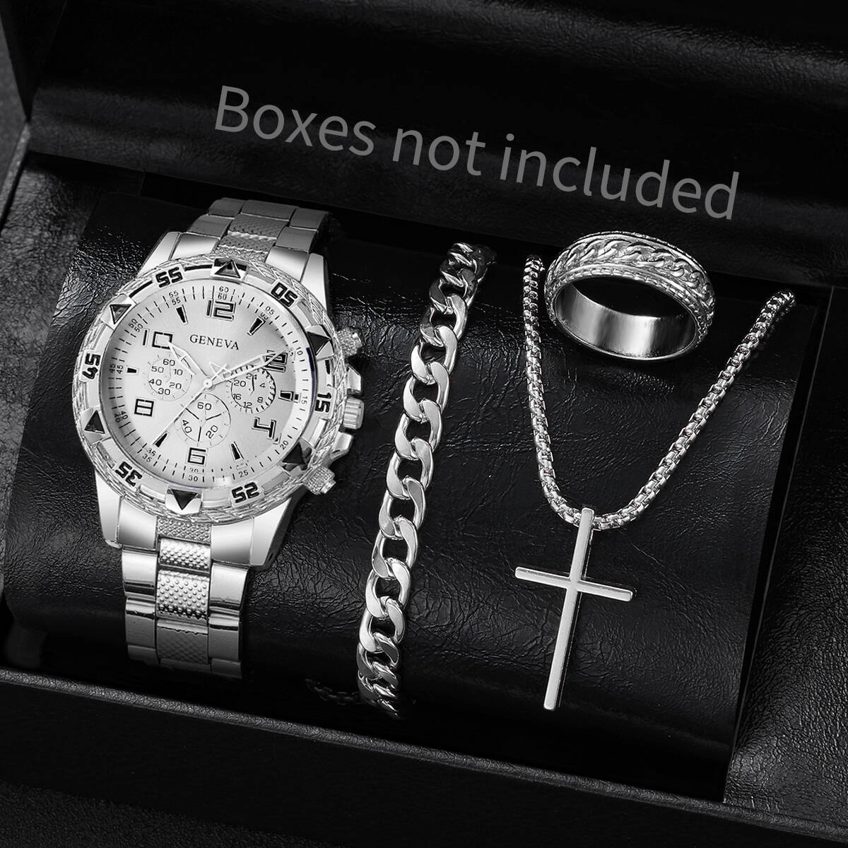 4PCS/Set Fashion Men Business  - Luxury Watch Organizer recensione e prezzo