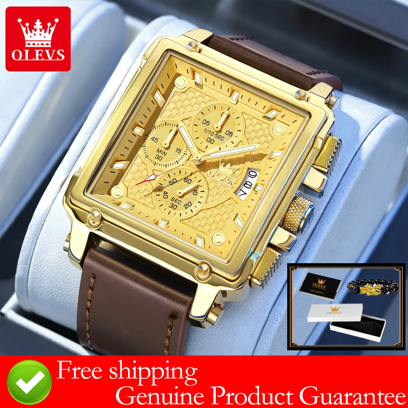 OLEVS brand mens watches water - Luxury Watch For Men recensione e prezzo