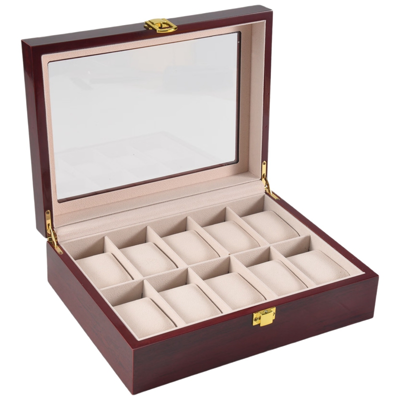 Luxury Wooden Watch Box Watch  - Luxury Watch Holder For Men recensione e prezzo