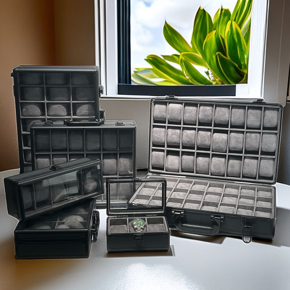 Green Aluminum Watch Box, Men  - Luxury Watch Holder For Men recensione e prezzo