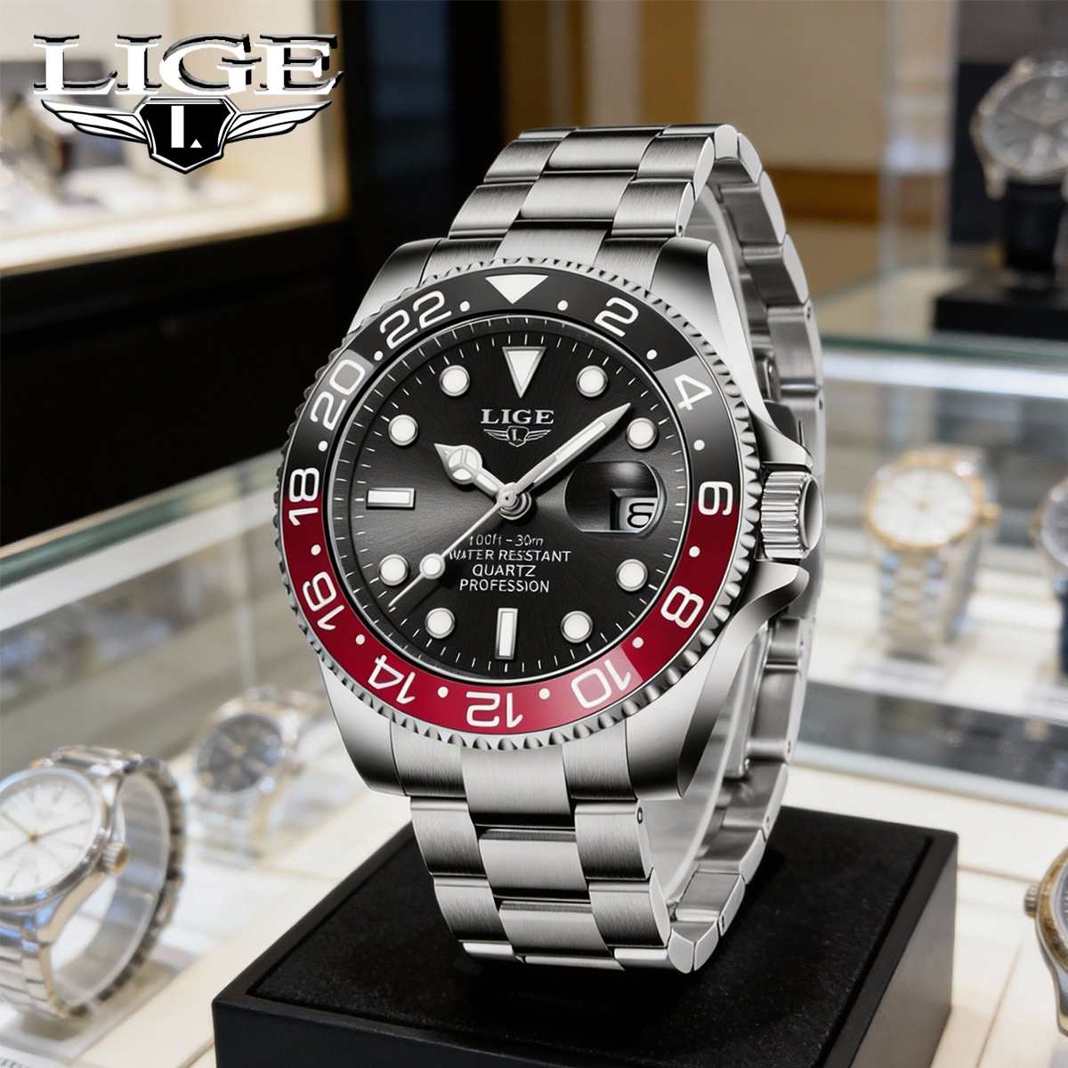 LIGE New Luxury Couple Watches - Luxury Watch Organizer recensione e prezzo