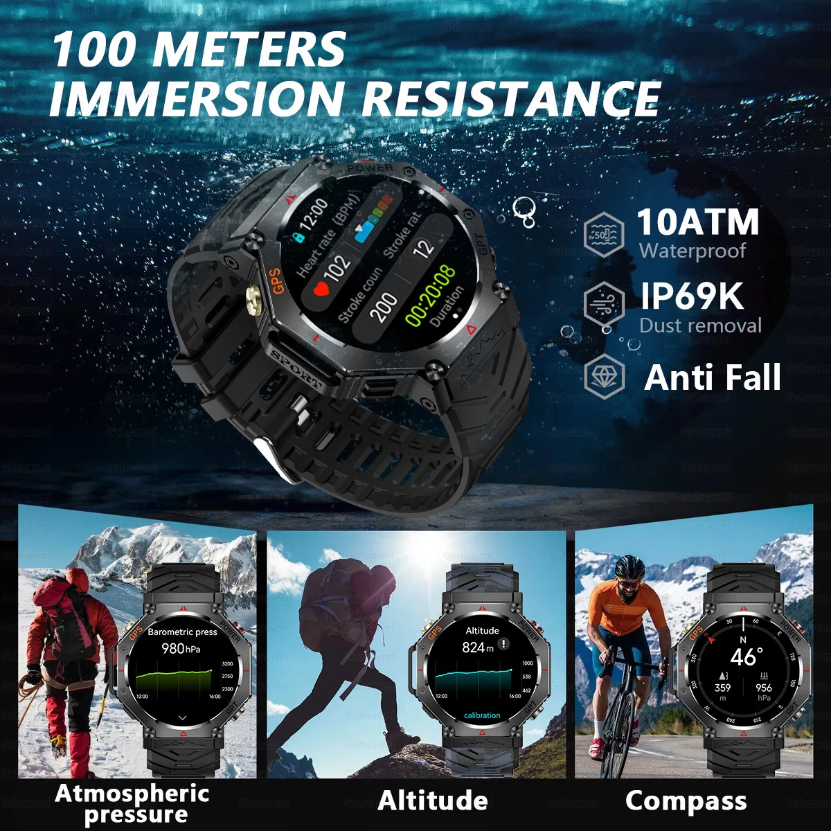 2026 New GPS Smart Watch Built - Gmt Dual Timezone Watch recensione e prezzo