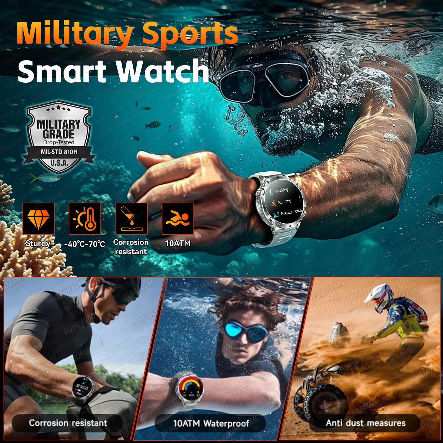 New 1400mAh Durable Big Batter - Gmt Dual Timezone Watch recensione e prezzo