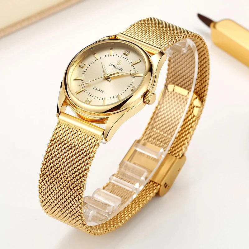 WWOOR Luxury Brand Dress Gold  - Luxury Watch Brand For Women recensione e prezzo