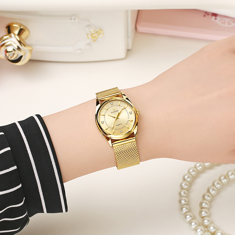 WWOOR Luxury Brand Dress Gold  - Luxury Watch Brand For Women recensione e prezzo