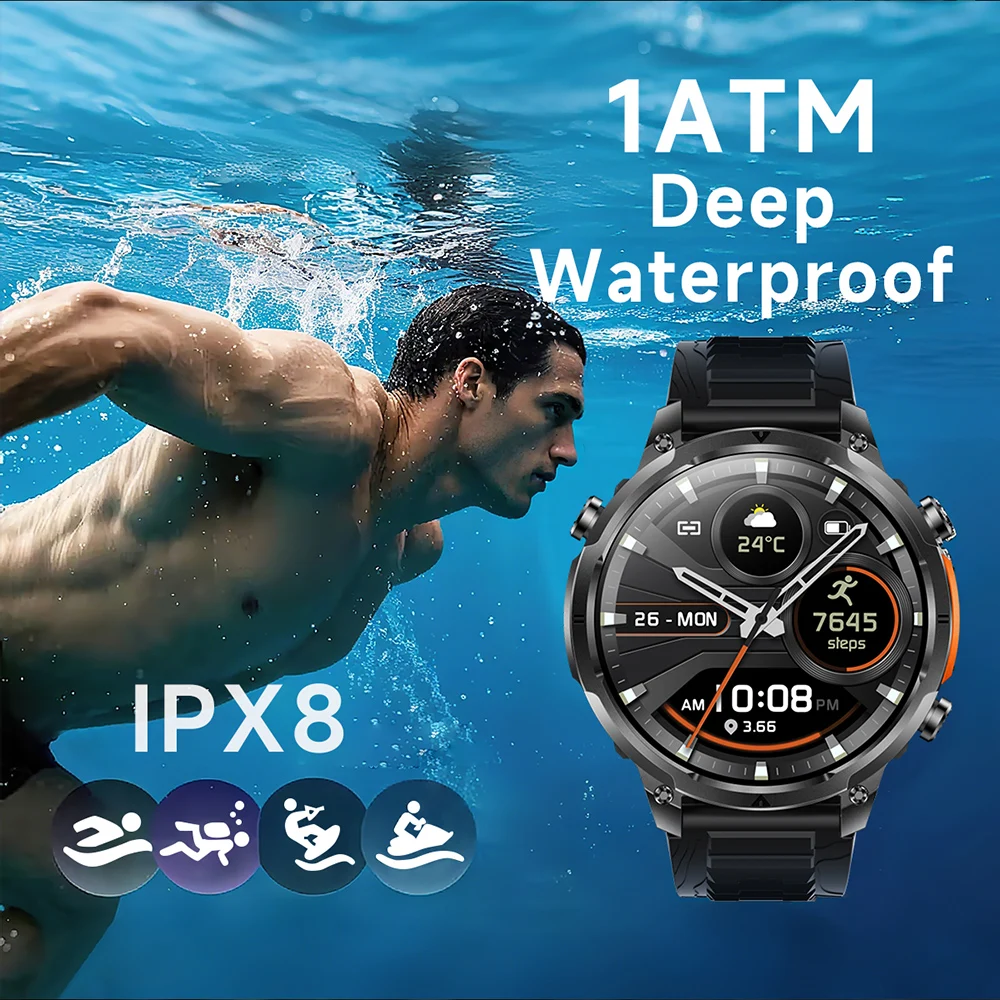 Luxury Military GPS Men Smartw - Luxury Watch Korea recensione e prezzo