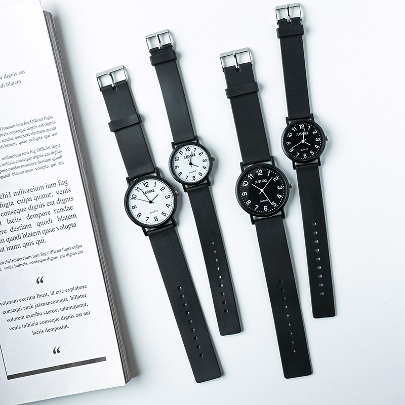 Simple Black Watch Quartz Watc - Luxury Watch Leather Strap recensione e prezzo