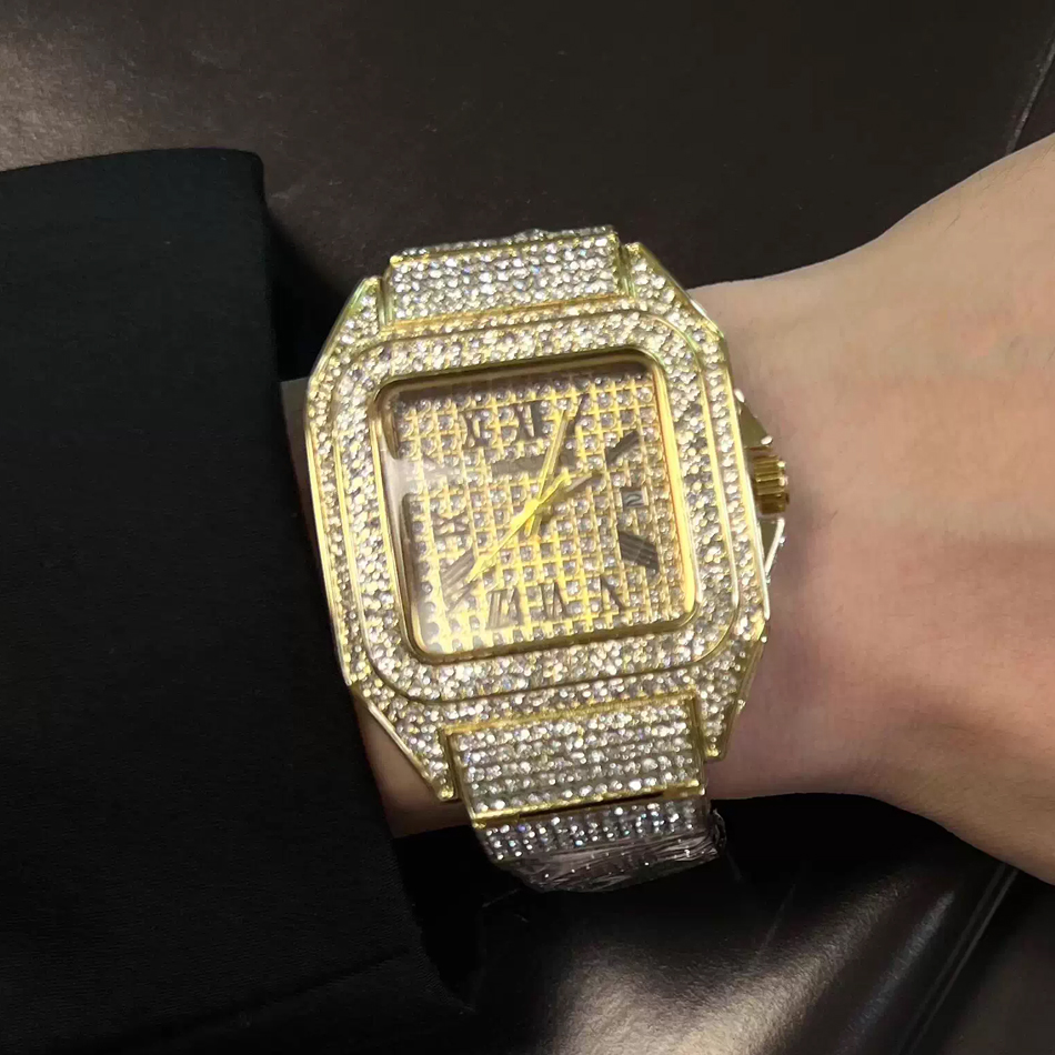 Gold or black Watch Ice Out Sq - Luxury Watch Name recensione e prezzo